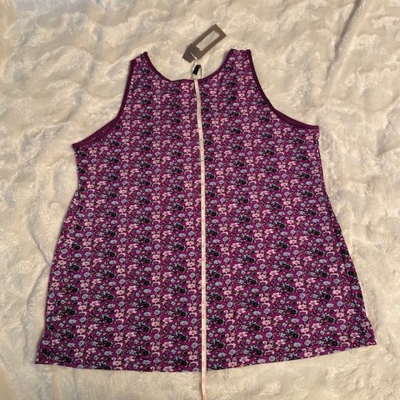 Intrama Floral Tank Top Ladies Size XL/XXL  NWOT - Picture 7 of 9